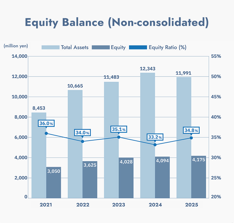 Equity Balance (Non-consolidated)